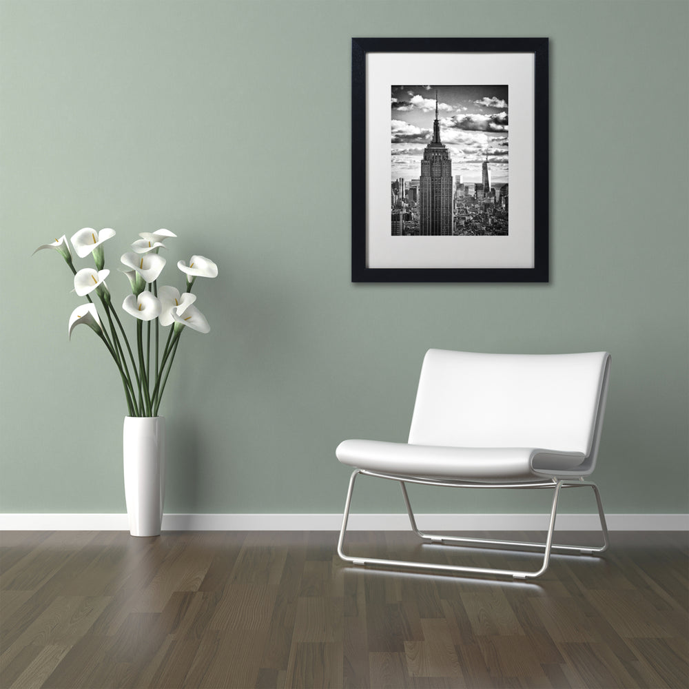 Philippe Hugonnard  York Skyscrapers Black Wooden Framed Art 18 x 22 Inches Image 2