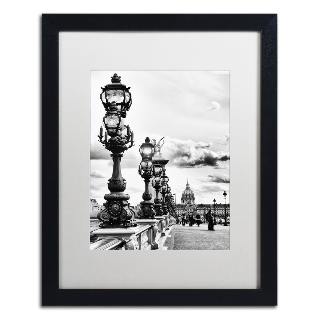 Philippe Hugonnard Dreaming of Paris Black Wooden Framed Art 18 x 22 Inches Image 1