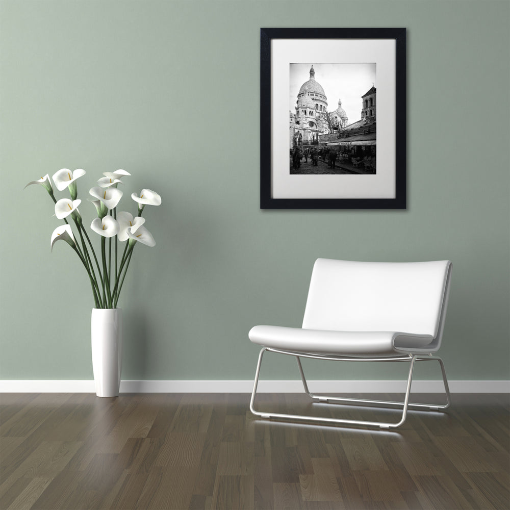 Philippe Hugonnard Sacre-Coeur de Montmartre Black Wooden Framed Art 18 x 22 Inches Image 2