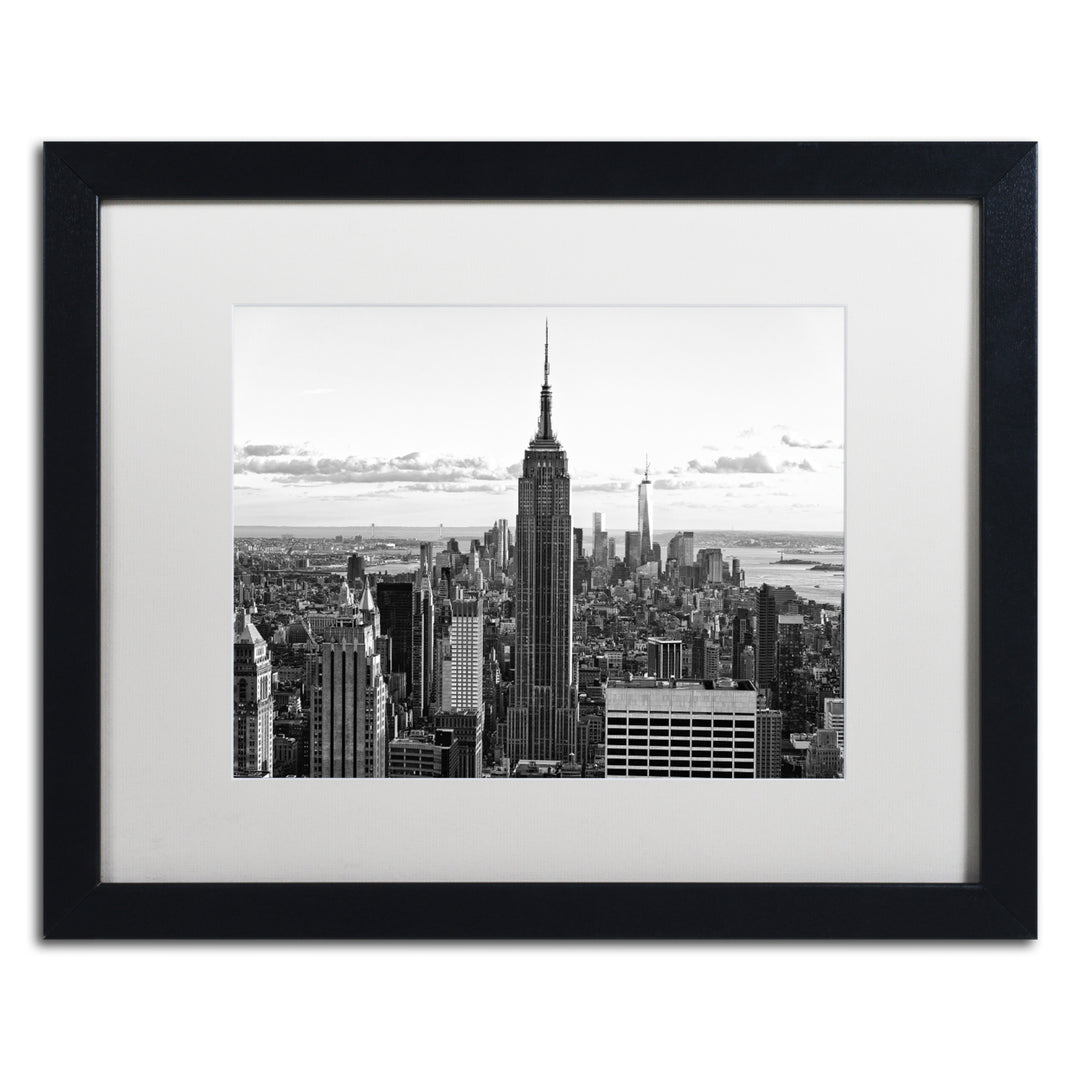 Philippe Hugonnard  York Cityscape Black Wooden Framed Art 18 x 22 Inches Image 1
