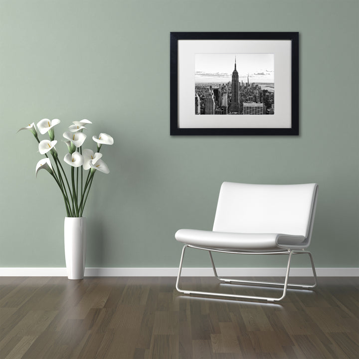 Philippe Hugonnard  York Cityscape Black Wooden Framed Art 18 x 22 Inches Image 2