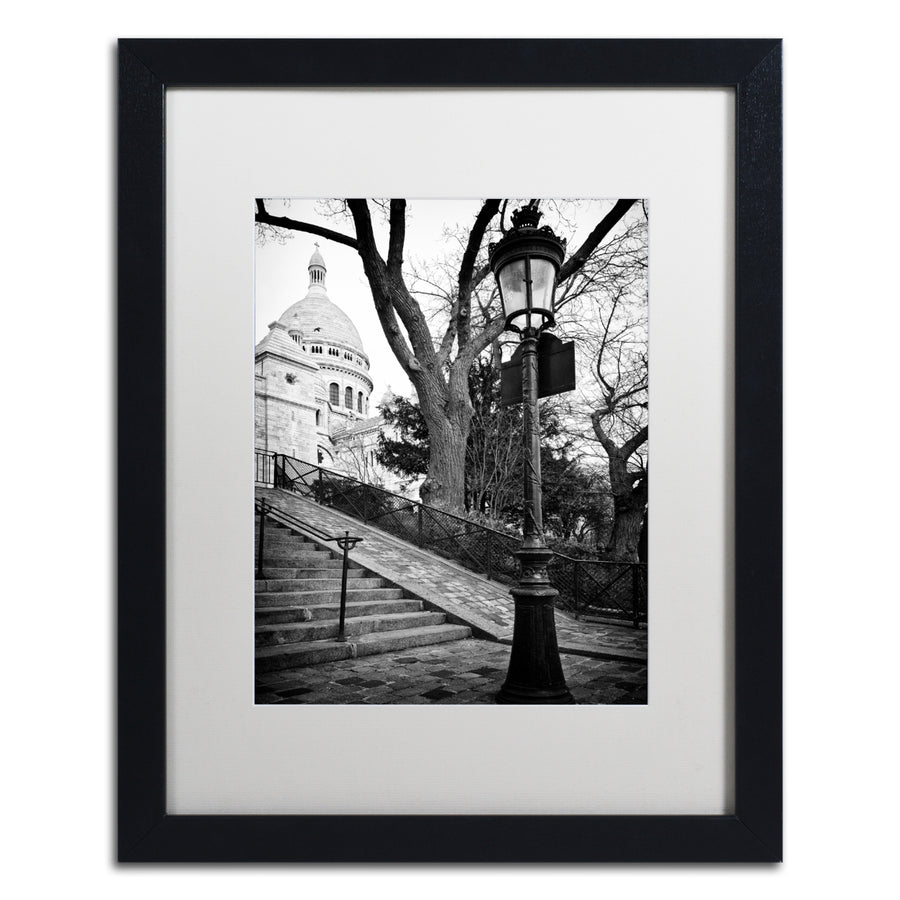 Philippe Hugonnard Montmartre France Black Wooden Framed Art 18 x 22 Inches Image 1