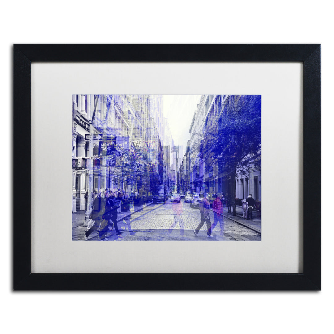 Philippe Hugonnard Urban Vibrations Soho Black Wooden Framed Art 18 x 22 Inches Image 1