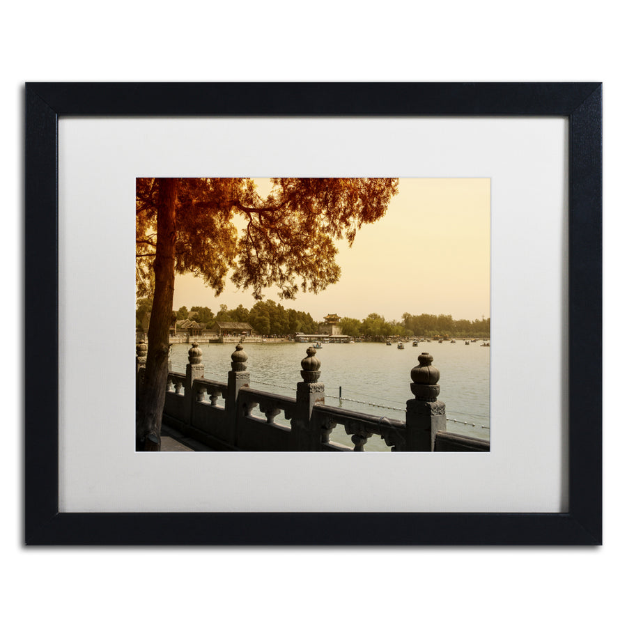 Philippe Hugonnard Kunming Lake Black Wooden Framed Art 18 x 22 Inches Image 1