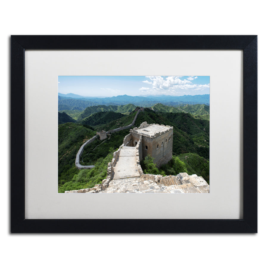 Philippe Hugonnard Great Wall XI Black Wooden Framed Art 18 x 22 Inches Image 1