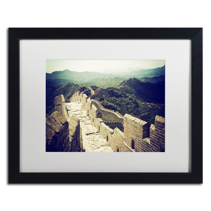 Philippe Hugonnard Great Wall XVII Black Wooden Framed Art 18 x 22 Inches Image 1