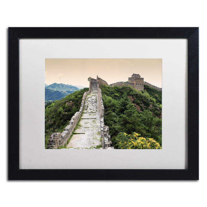 Philippe Hugonnard Great Wall XXI Black Wooden Framed Art 18 x 22 Inches Image 1