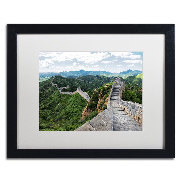 Philippe Hugonnard Great Wall XXII Black Wooden Framed Art 18 x 22 Inches Image 1