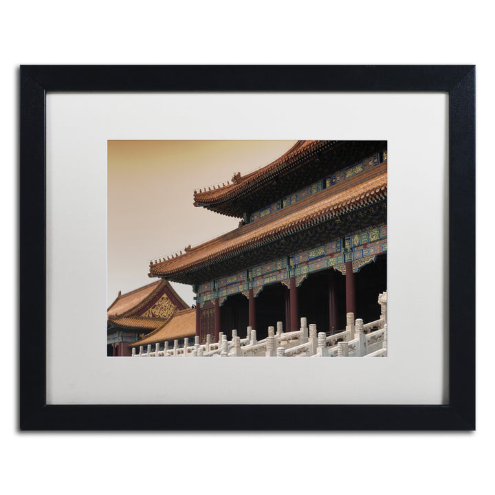 Philippe Hugonnard Forbidden City Black Wooden Framed Art 18 x 22 Inches Image 1