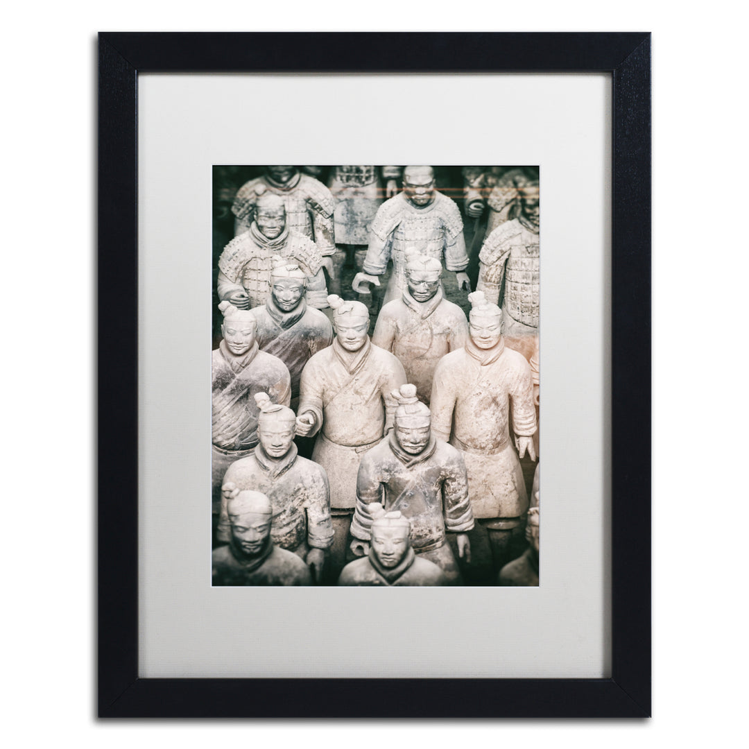 Philippe Hugonnard Terracotta Army II Black Wooden Framed Art 18 x 22 Inches Image 1