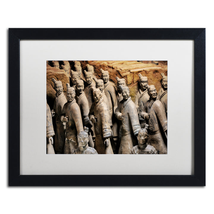 Philippe Hugonnard Terracotta Army Black Wooden Framed Art 18 x 22 Inches Image 1