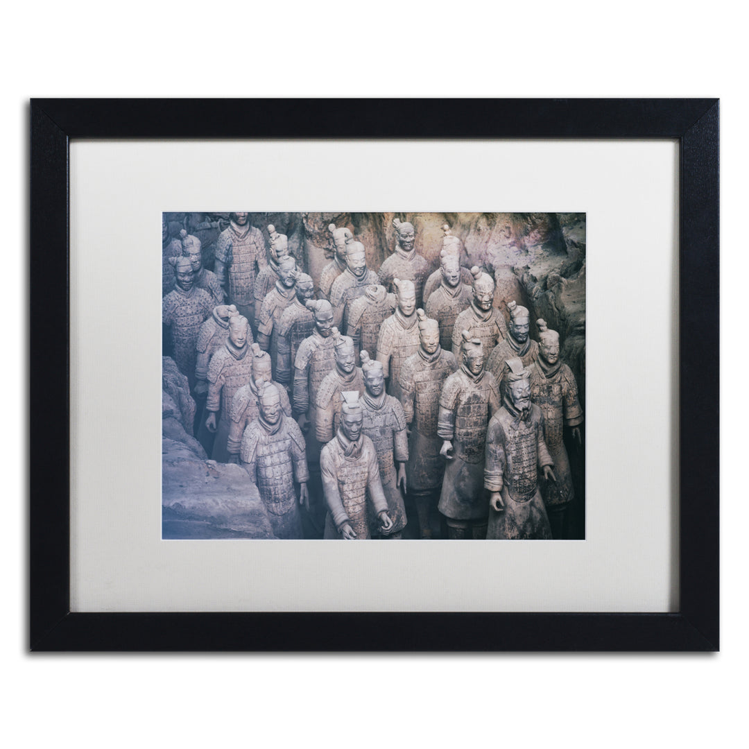 Philippe Hugonnard Terracotta Army I Black Wooden Framed Art 18 x 22 Inches Image 1