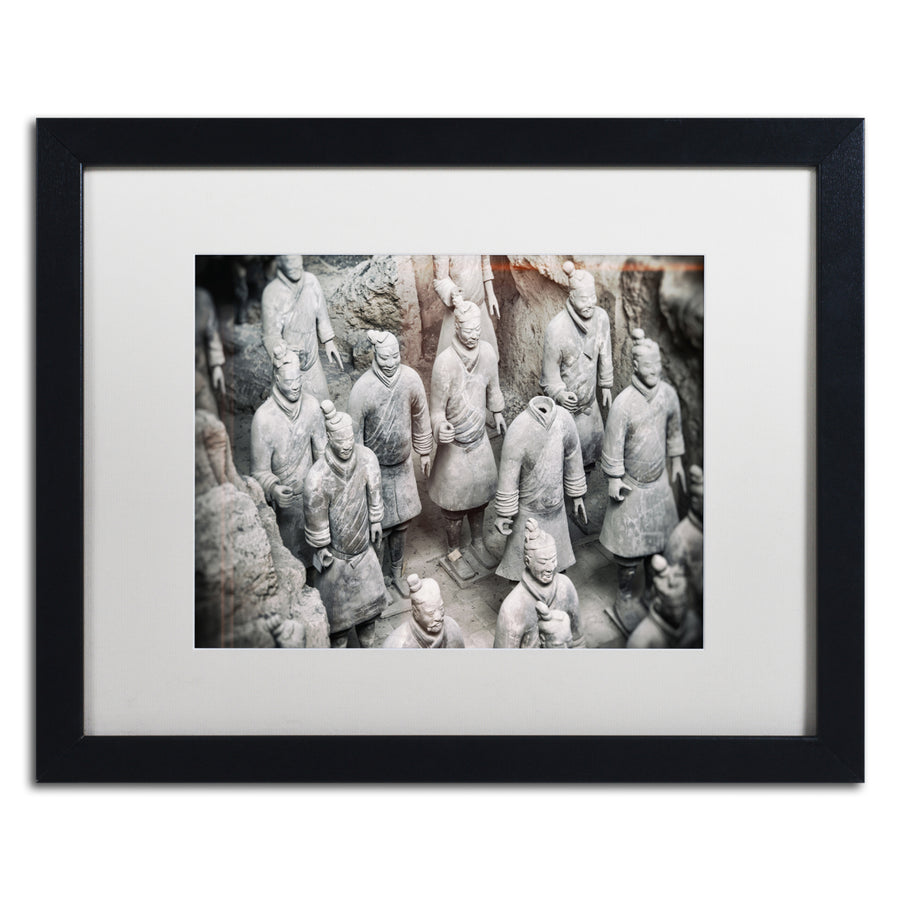 Philippe Hugonnard Terracotta Army III Black Wooden Framed Art 18 x 22 Inches Image 1