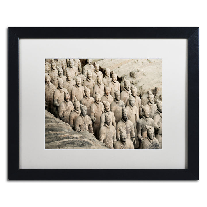 Philippe Hugonnard Terracotta Army IV Black Wooden Framed Art 18 x 22 Inches Image 1