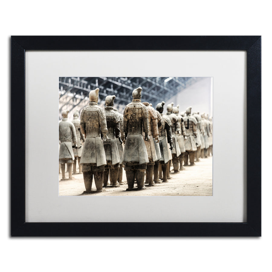 Philippe Hugonnard Terracotta Army VI Black Wooden Framed Art 18 x 22 Inches Image 1