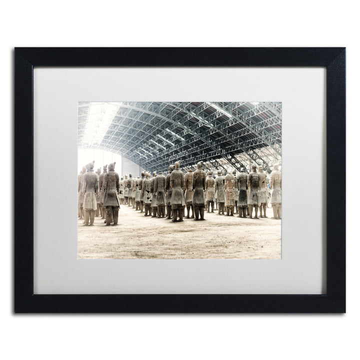 Philippe Hugonnard Terracotta Army VII Black Wooden Framed Art 18 x 22 Inches Image 1