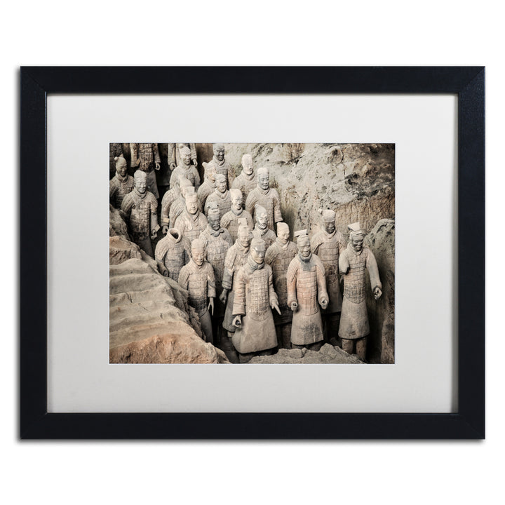 Philippe Hugonnard Terracotta Army IX Black Wooden Framed Art 18 x 22 Inches Image 1