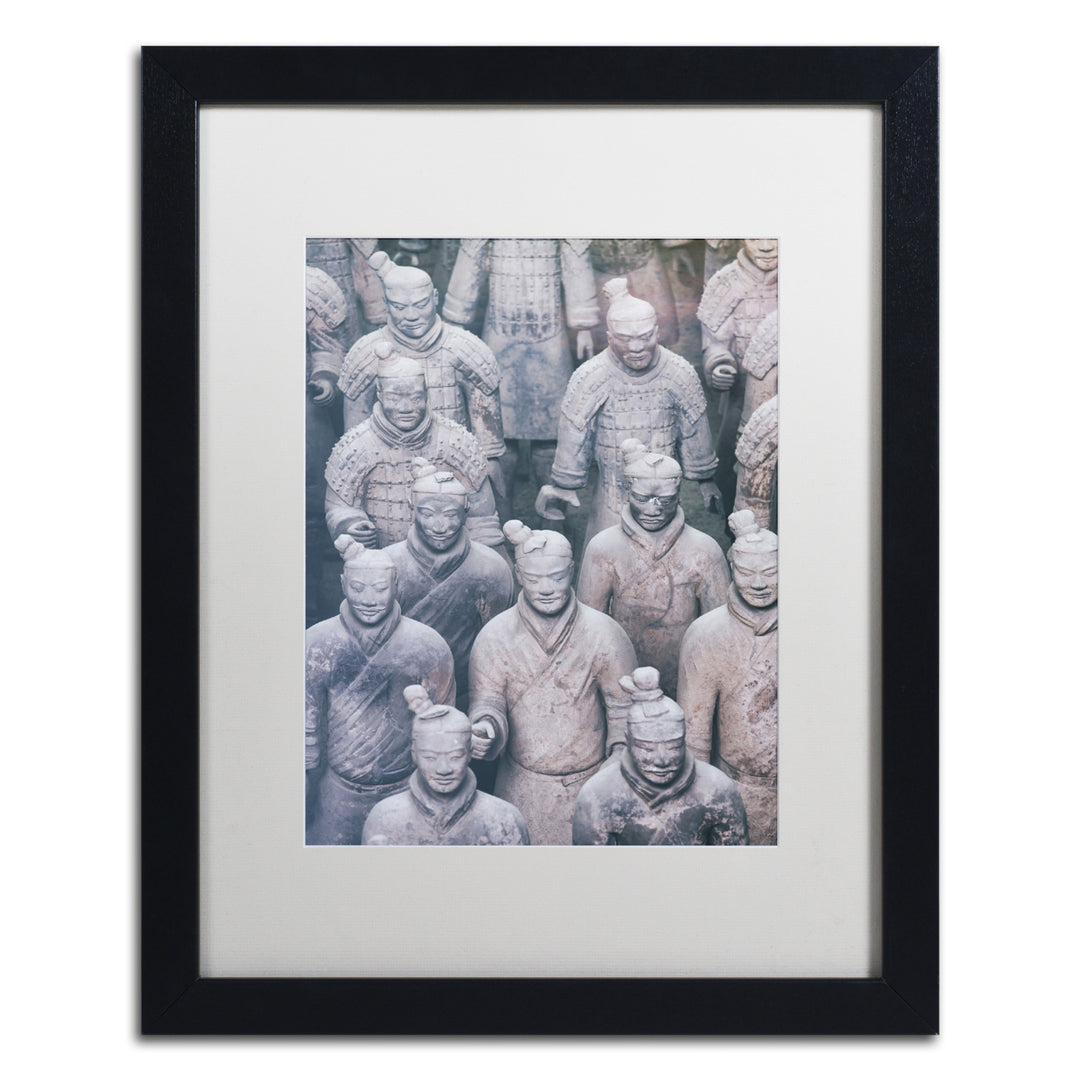 Philippe Hugonnard Terracotta Army X Black Wooden Framed Art 18 x 22 Inches Image 1