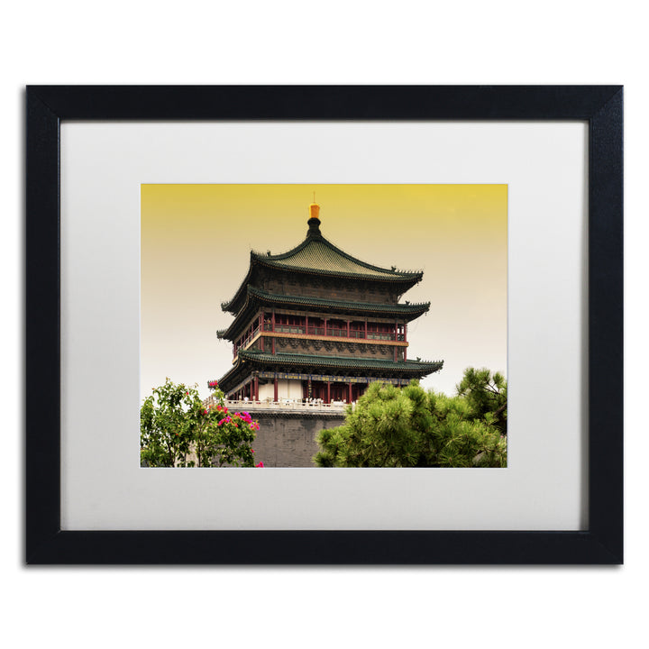 Philippe Hugonnard Sun Temple Black Wooden Framed Art 18 x 22 Inches Image 1