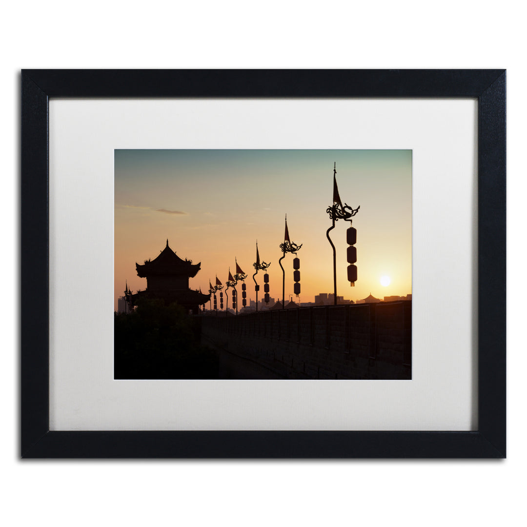 Philippe Hugonnard Chinese Shadow Black Wooden Framed Art 18 x 22 Inches Image 1