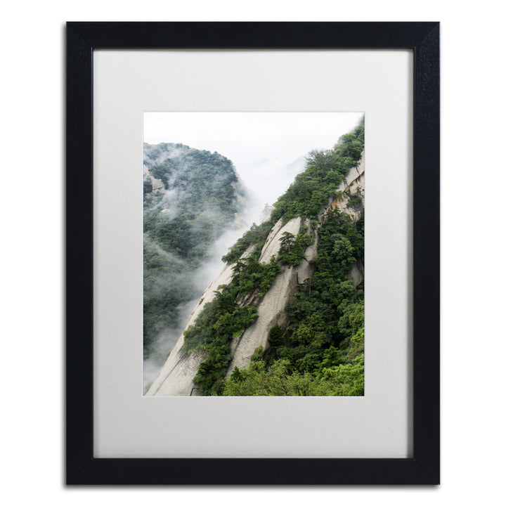 Philippe Hugonnard Mt Huashan II Black Wooden Framed Art 18 x 22 Inches Image 1