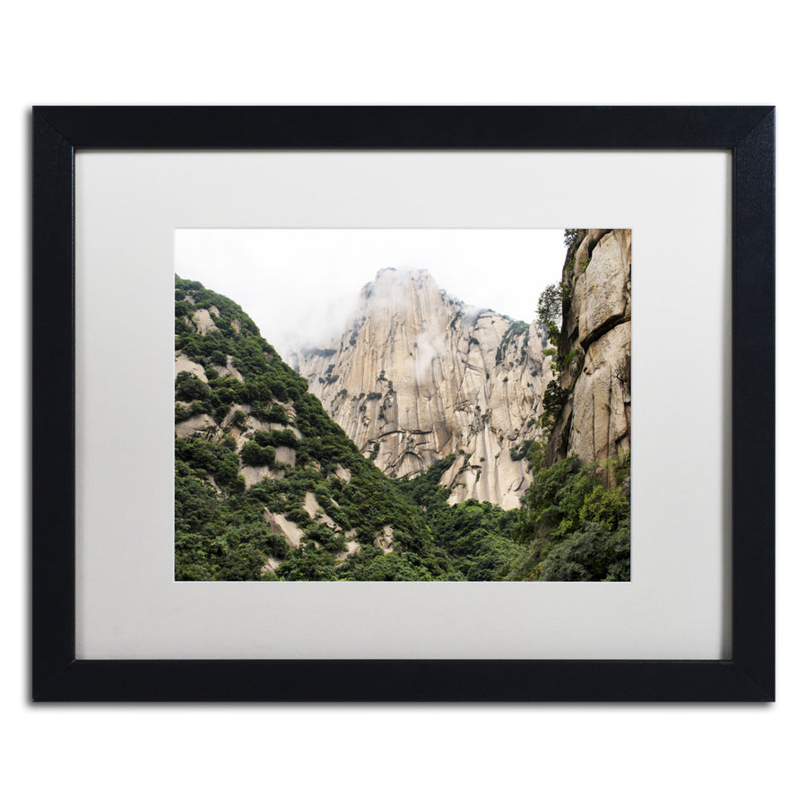 Philippe Hugonnard Mt Huashan IV Black Wooden Framed Art 18 x 22 Inches Image 1