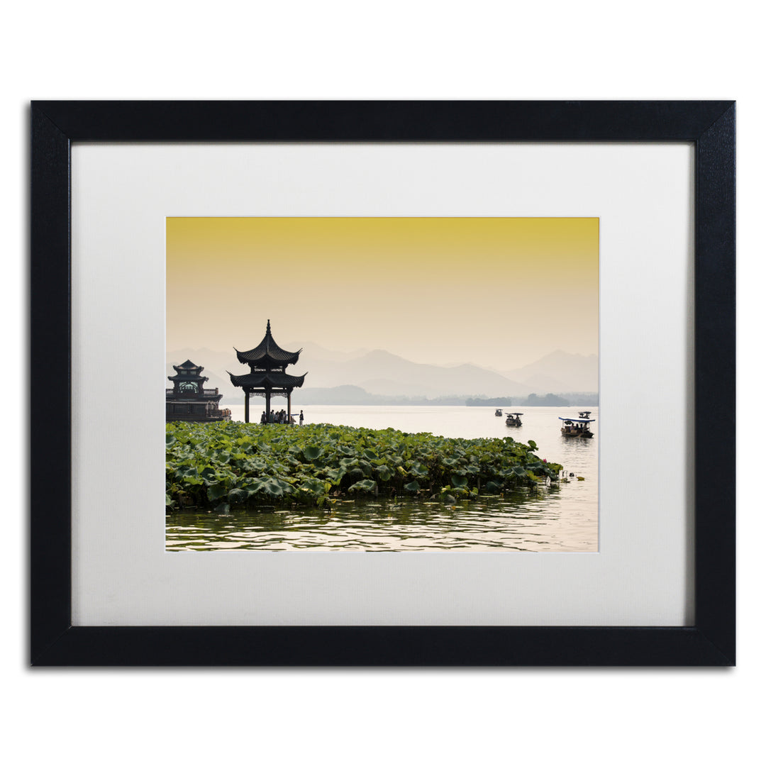 Philippe Hugonnard West Lake Black Wooden Framed Art 18 x 22 Inches Image 1