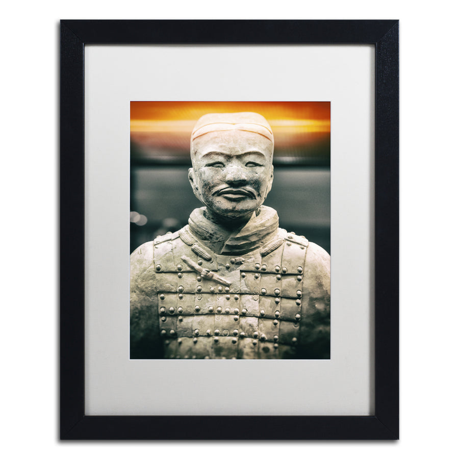 Philippe Hugonnard Warrior Black Wooden Framed Art 18 x 22 Inches Image 1