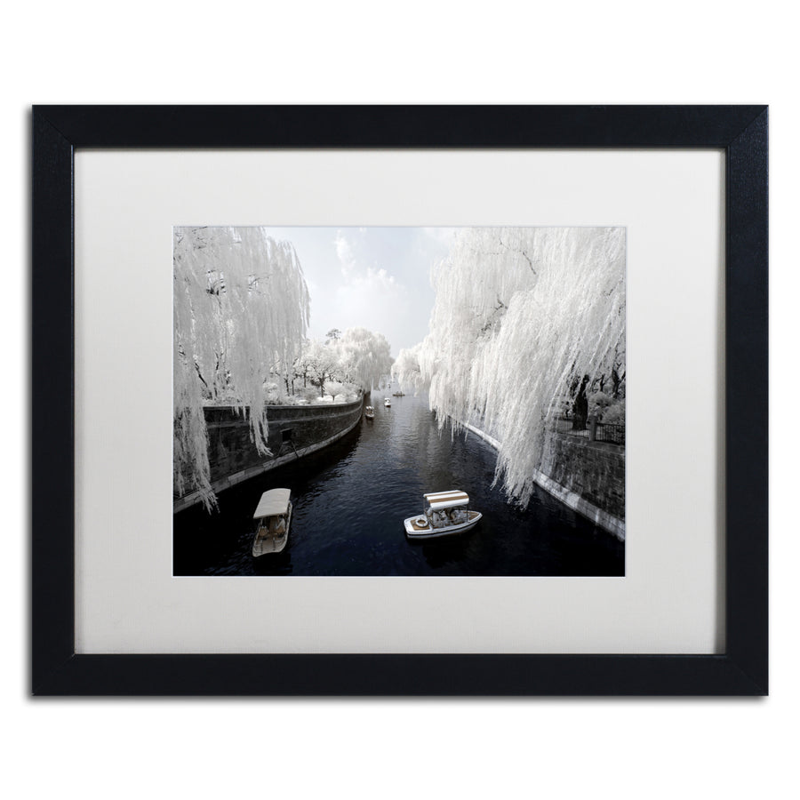 Philippe Hugonnard Boat Trip Black Wooden Framed Art 18 x 22 Inches Image 1