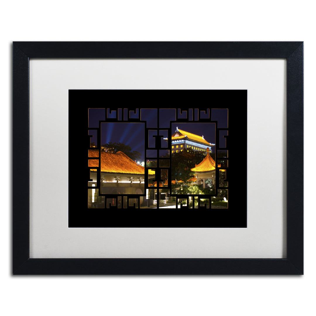 Philippe Hugonnard City Night Black Wooden Framed Art 18 x 22 Inches Image 1