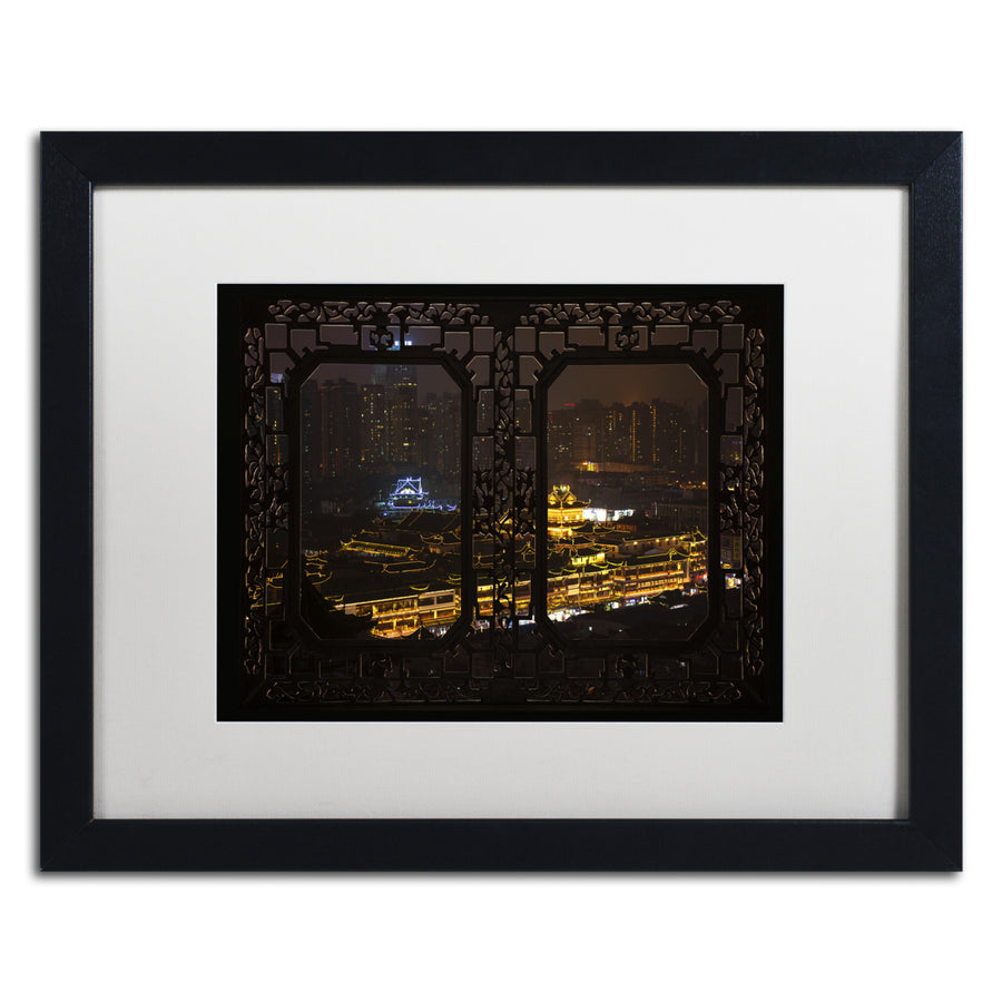 Philippe Hugonnard Yuyuan View Black Wooden Framed Art 18 x 22 Inches Image 1