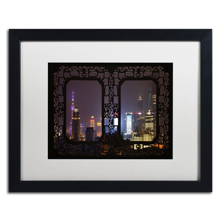 Philippe Hugonnard City Light I Black Wooden Framed Art 18 x 22 Inches Image 1