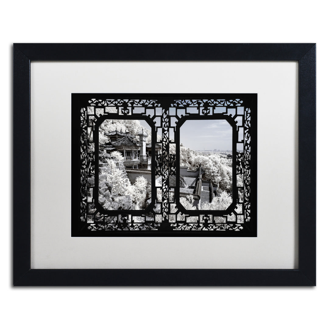 Philippe Hugonnard Winter View Black Wooden Framed Art 18 x 22 Inches Image 1