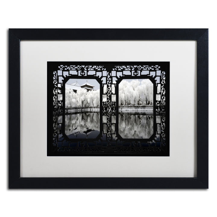 Philippe Hugonnard Lake View Black Wooden Framed Art 18 x 22 Inches Image 1