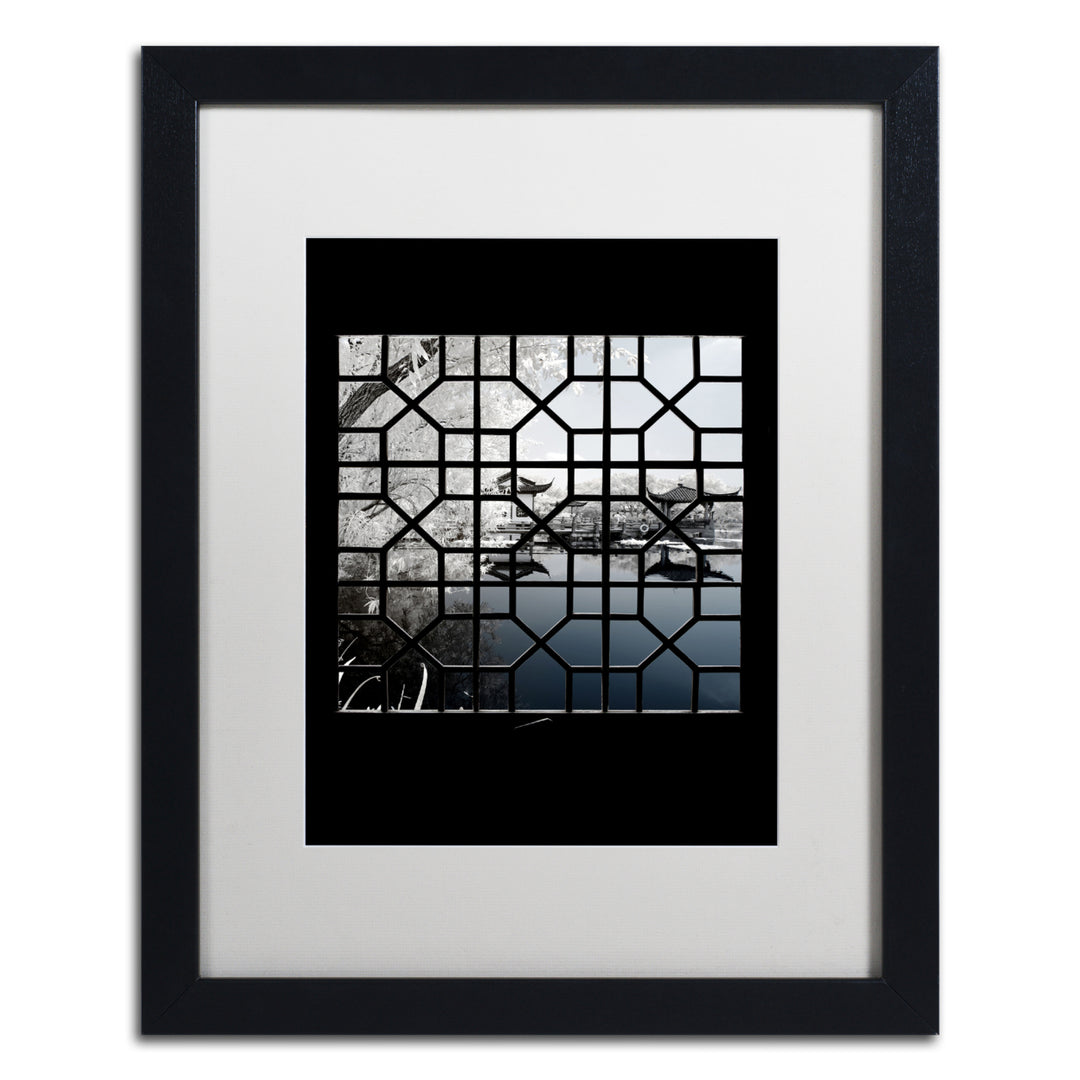 Philippe Hugonnard Navy Blue Black Wooden Framed Art 18 x 22 Inches Image 1