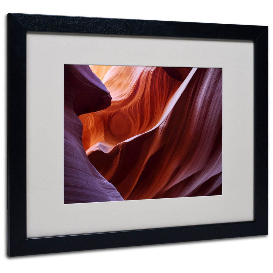 Pierre Leclerc Antelope Canyon Black Wooden Framed Art 18 x 22 Inches Image 1