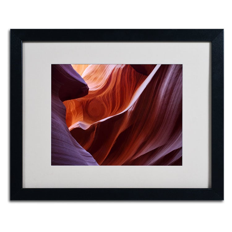 Pierre Leclerc Antelope Canyon Black Wooden Framed Art 18 x 22 Inches Image 2