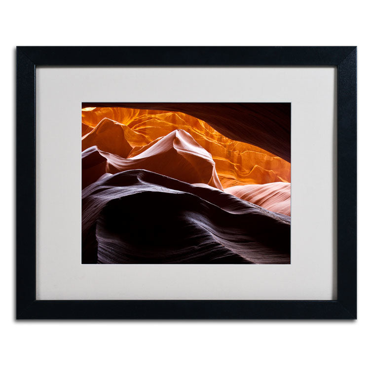 Pierre Leclerc Antelope Canyon 3 Black Wooden Framed Art 18 x 22 Inches Image 2