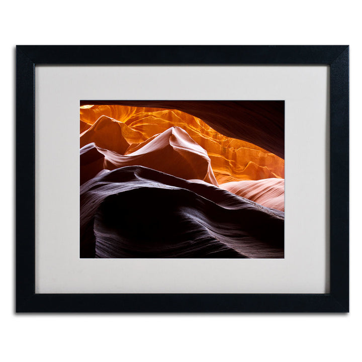 Pierre Leclerc Antelope Canyon 3 Black Wooden Framed Art 18 x 22 Inches Image 3