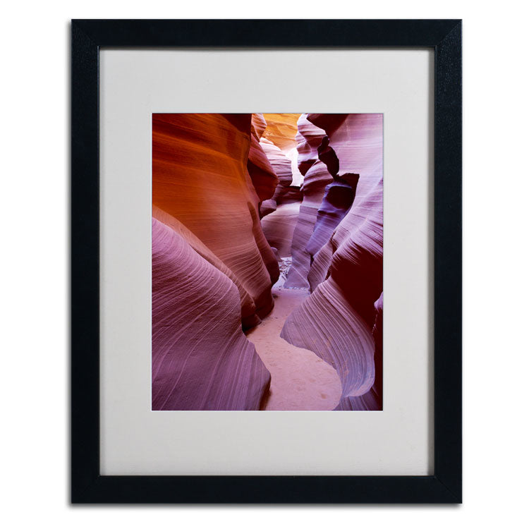 Pierre Leclerc Antelope Canyon 2 Black Wooden Framed Art 18 x 22 Inches Image 2