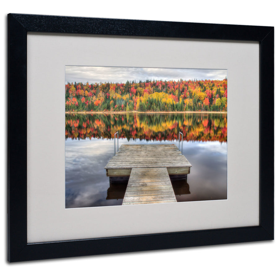 Pierre Leclerc Autumn Black Wooden Framed Art 18 x 22 Inches Image 1