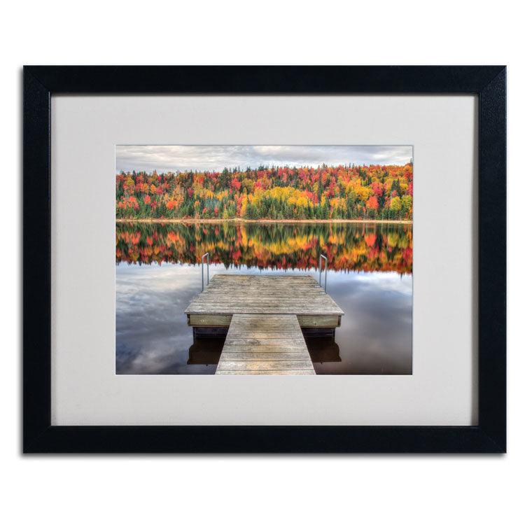 Pierre Leclerc Autumn Black Wooden Framed Art 18 x 22 Inches Image 2