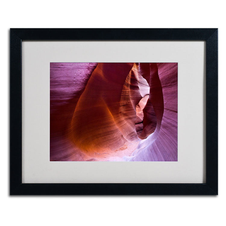 Pierre Leclerc Antelope Canyon 4 Black Wooden Framed Art 18 x 22 Inches Image 2