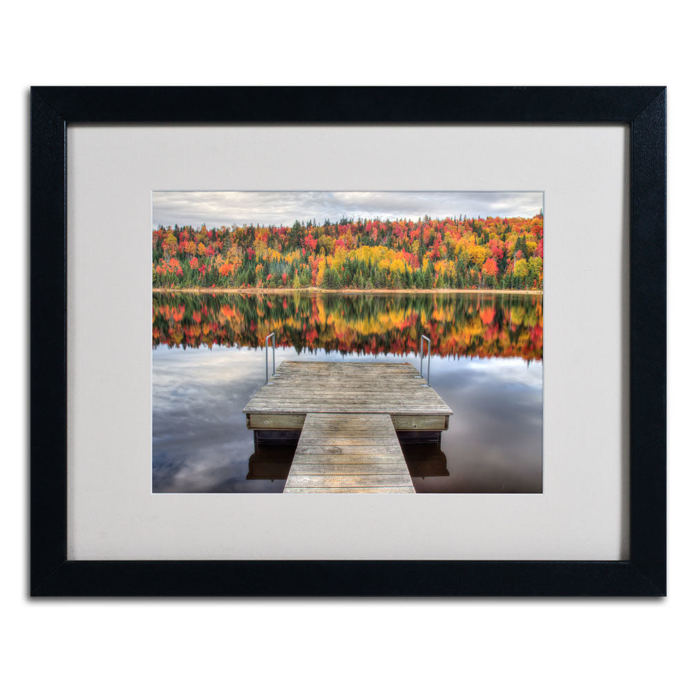 Pierre Leclerc Autumn Black Wooden Framed Art 18 x 22 Inches Image 3