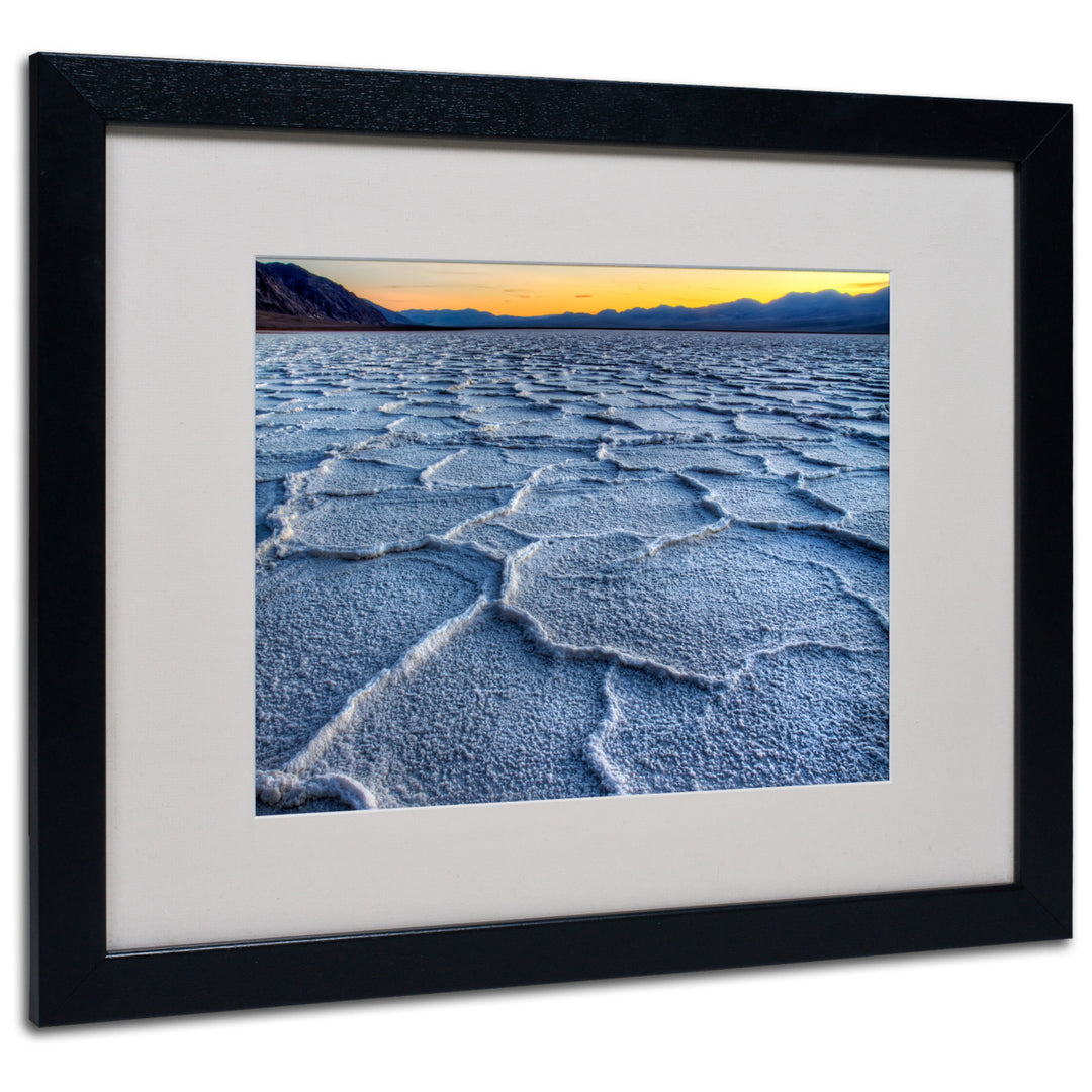 Pierre Leclerc Badwater Black Wooden Framed Art 18 x 22 Inches Image 1