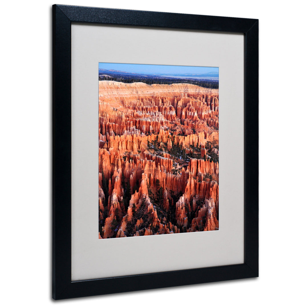 Pierre Leclerc Bryce Sunrise Black Wooden Framed Art 18 x 22 Inches Image 1