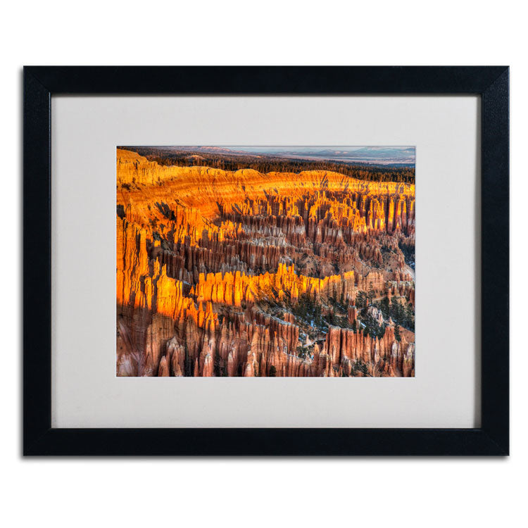 Pierre Leclerc Bryce Canyon Sunrise Black Wooden Framed Art 18 x 22 Inches Image 2