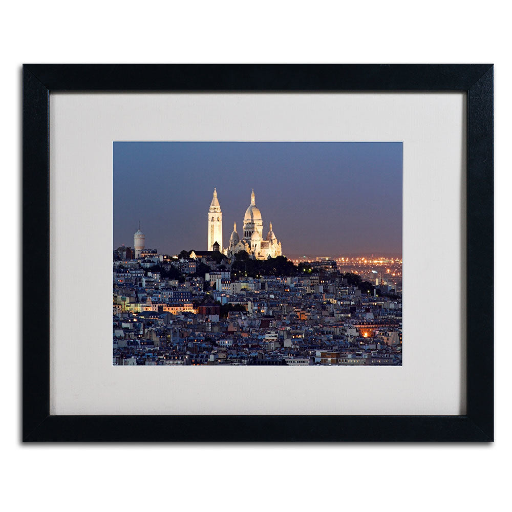 Pierre Leclerc Butte Montmartre Black Wooden Framed Art 18 x 22 Inches Image 3