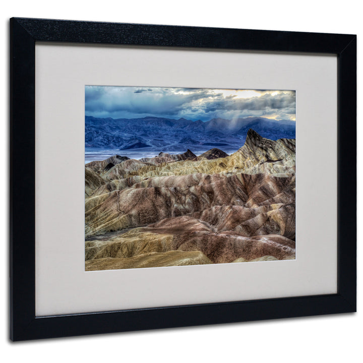 Pierre Leclerc Death Valley Black Wooden Framed Art 18 x 22 Inches Image 1