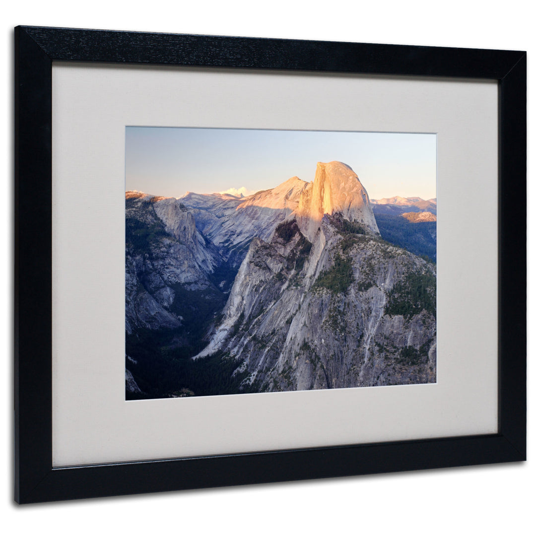 Pierre Leclerc Half Dome Yosemite Black Wooden Framed Art 18 x 22 Inches Image 1